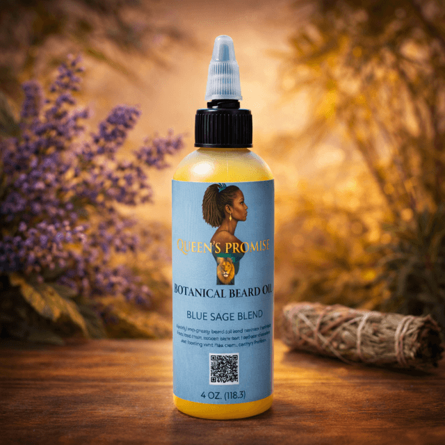 Botanical Beard Oil-Blue Sage Blend at QUEENS PROMISE in Odenton, MD